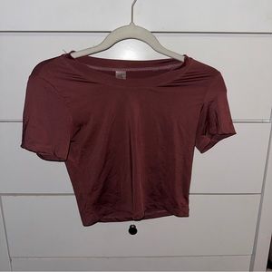 Mauve Crop Top